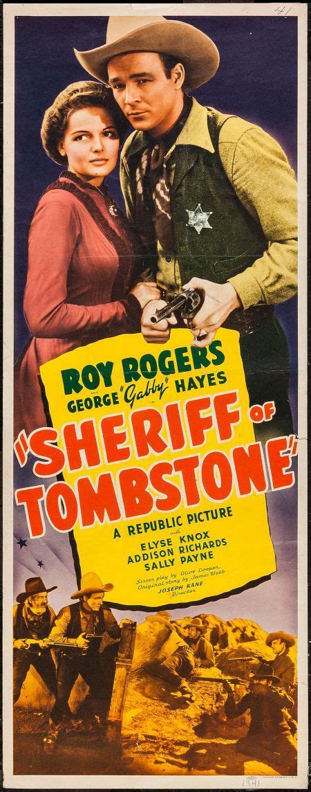 Sheriff Of Tombstone 1941 Stars Roy Rogers