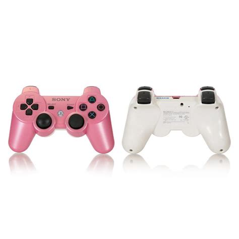 Sony Dualshock 3 Pink And White Recertified Custom Wireless Controller
