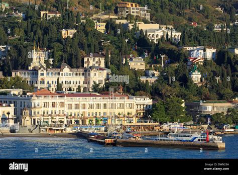 Port Of Yalta Crimea Ukraine Europe Stock Photo Alamy