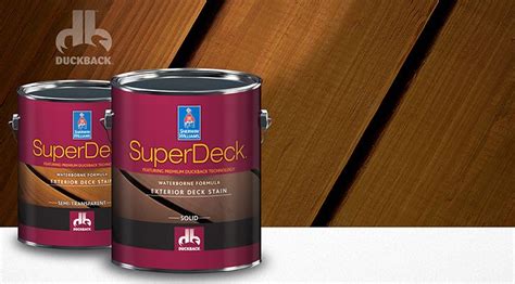 Sherwin Williams Superdeck Solid Stain Now Has Cool Feel Color
