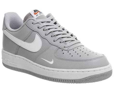 Nike Leather Air Force 1 07 In Grey Grey For Men Lyst