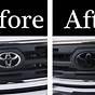 Toyota Tacoma Black Emblem Overlay