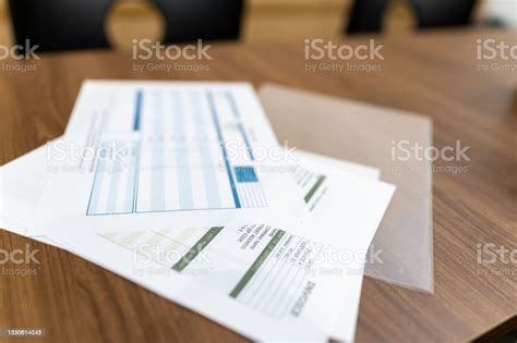 Office Desk In Warehouse Stock Photo Download Image Now Financial