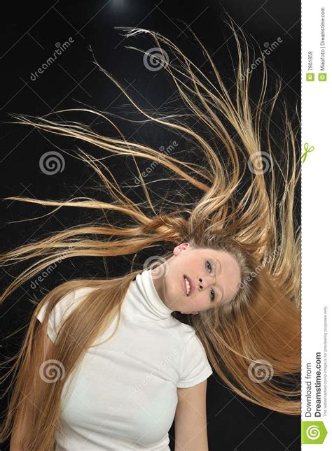 Blond Long Hair Teen Age Girl Stock Image Image Of Girl Elegance