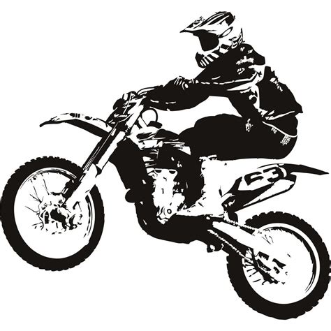 Motocross Bike Clipart clipart | Motocross bikes, Motocross tattoo, Motorcycle decals