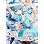 Touhou Kaku Seiga Blue Dress Playing Cards Flowers Jewelry Thigh 