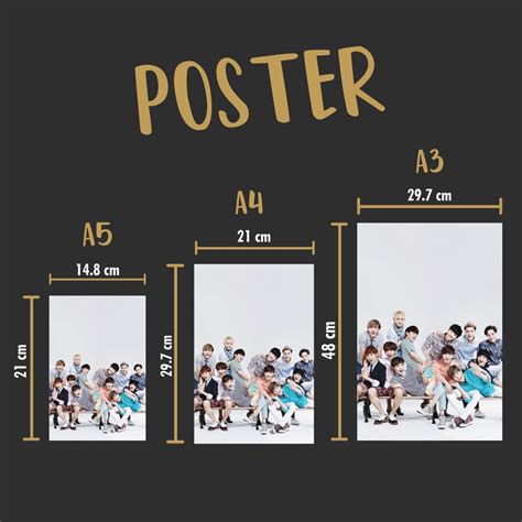 Jual A5 Cetak Poster Custom Murah Kpop Poster Dinding Shopee Indonesia