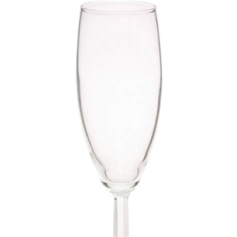 Advertising Libbey Hexagonal Stem Champagne Flute Glasses 6 Oz