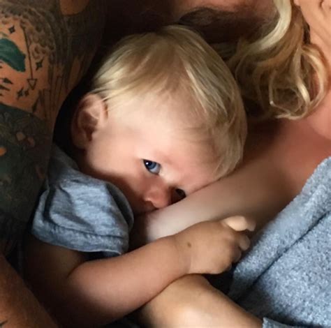Alanis Morissette Shares New Breastfeeding Selfie Celeb Baby Laundry