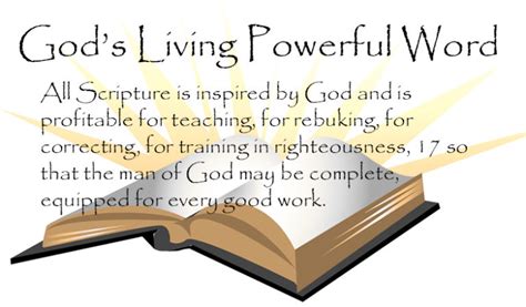 Gods Living Powerful Word