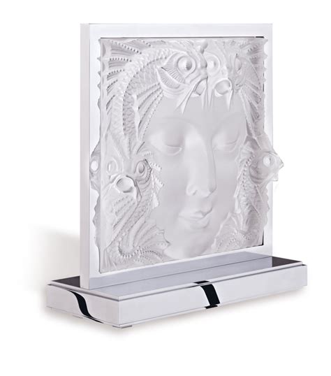 Lalique Clear Masque De Femme Lamp Harrods Uk
