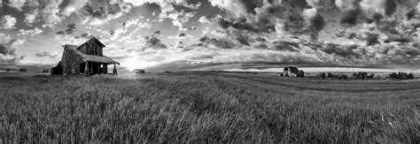 Great Plains Black And White Fine Art Photos Of Abandoned