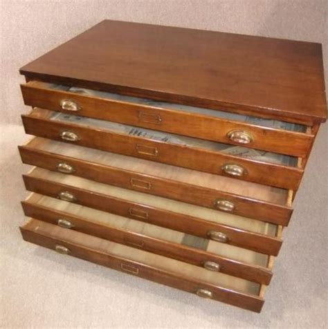 Vintage Plan Chest Map Drawers Antiques Atlas