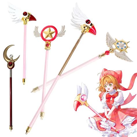 Sakura Card Captor Cosplay Wand Kinomoto Sakura Cosplay Star Wands