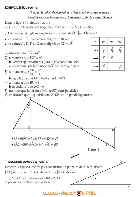 SOLUTION Devoir Corrig De Synth Se N 1 Math 1 Re As 2011 2012 Mr