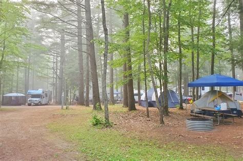 Boat launch facilities, fishing platform and kayak rental are available. Tahquamenon Falls camping PICS: Lower Falls campground in ...