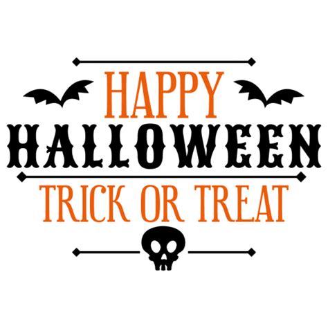 Free Svg Files Svg Png Dxf Eps Happy Halloween Trick Or Treat