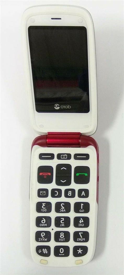 Doro Phoneeasy 626 Red Cellular Flip Phone