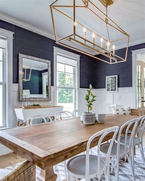 Our Navy Blue Dining Room Chrissy Marie Blog