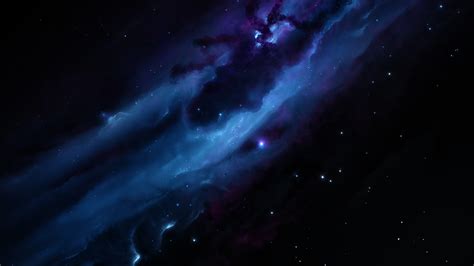 Download 3840x2160 Wallpaper Galaxy Clouds Nebula Stars Space Dark