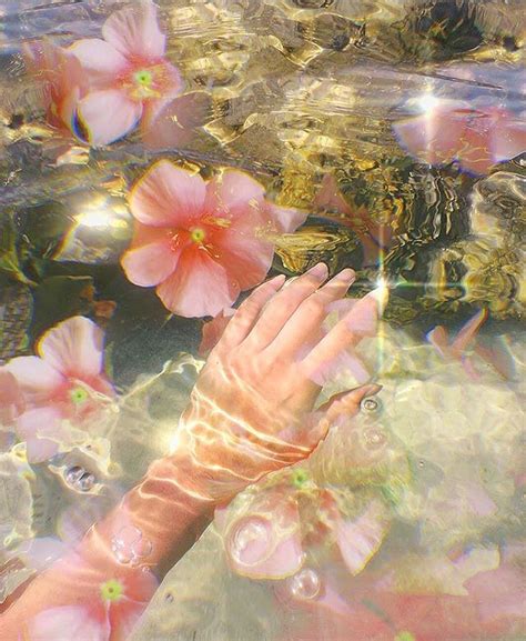 Aesthetic illustration of a marble background in purple pantone color. Hand in water with flowers | Pink aesthetic, Flower ...