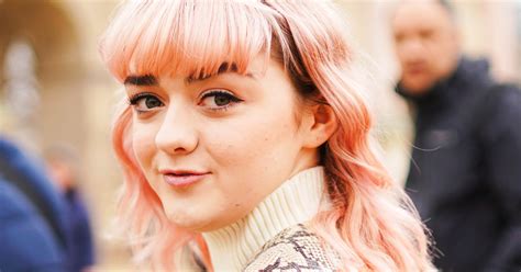 Why Maisie Williams Got Pink Hair After Game Of Thrones
