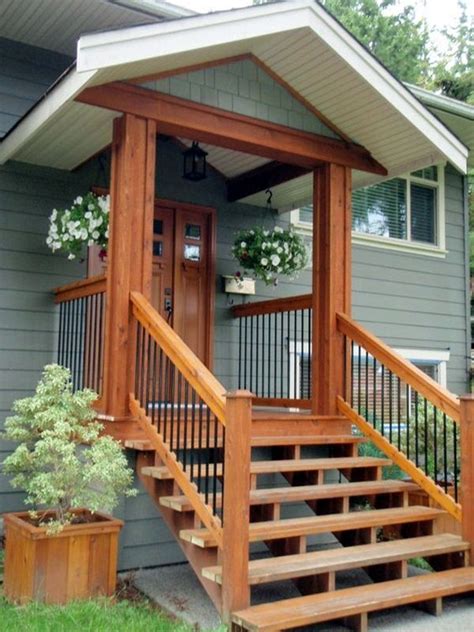 40 Lovely Door Overhang Designs Bored Art Porch Design House