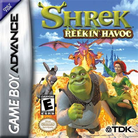 Shrek Reekin Havoc Nintendo Gameboy Advance Gba Used