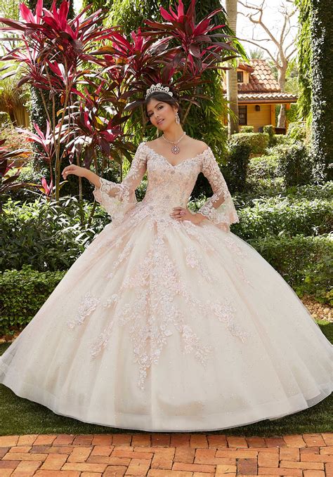 Light Pink Quinceañera Dresses With Sleeves Dresses Images 2022