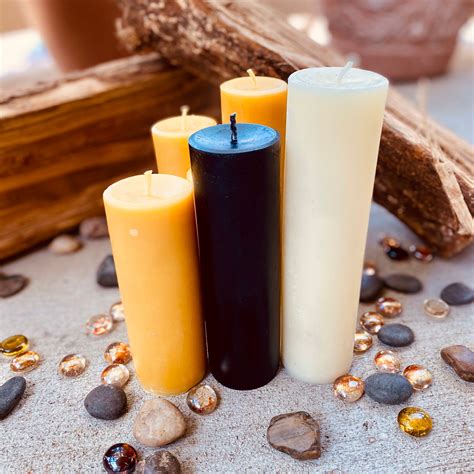 100 Pure Beeswax Pillar Candle 2 Wide Up To 15 Tall Pure Beeswax
