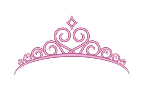 Princess Tiara Embroidery Designs Crown Embroidery Princess Tiara