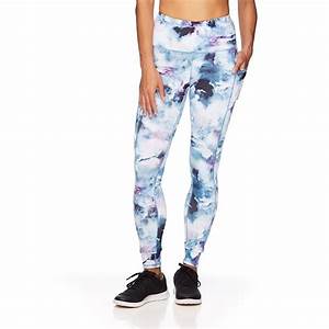 Women 39 S Gaiam Om High Waisted Watercolor Performance 