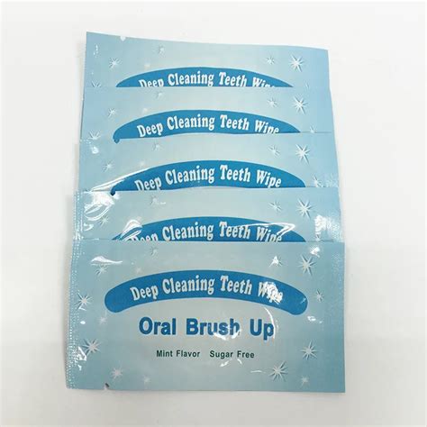 Buy Oral Brush Up Teeth Wipe Finger Deep Cleaning