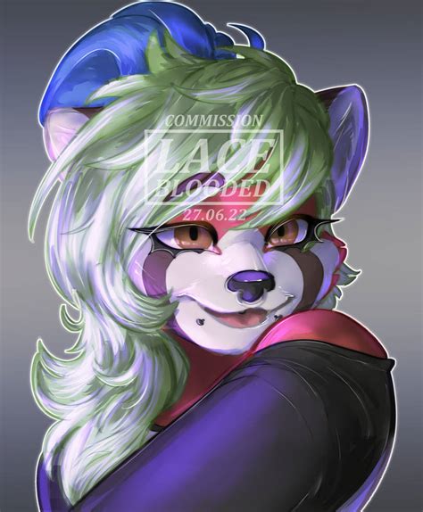 Etsy Commission Red Panda Fursona By Laceblooded On Deviantart