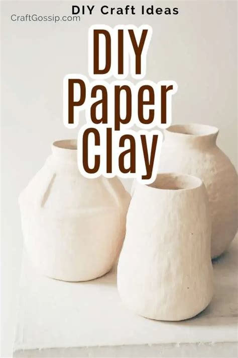 Diy Paper Clay You Wont Believe What Its Made From Indie Crafts