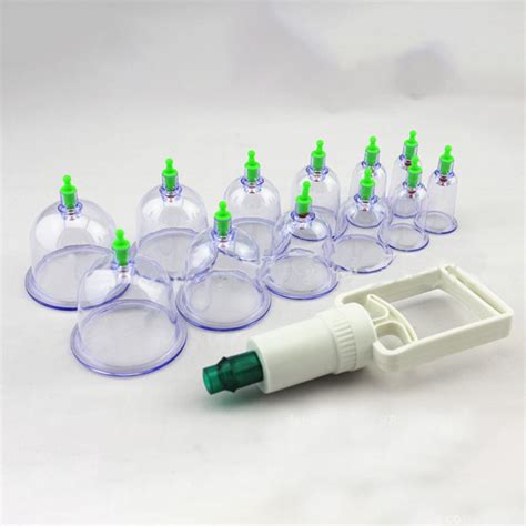 12 Cups Professional Suction Cup Therapy Effective Healthy Medical