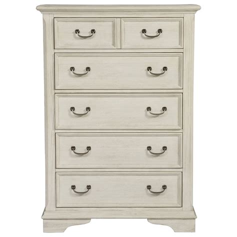 Libby Bayside Bedroom Transitional 5 Drawer Chest With Bead Molding Walkers Furniture