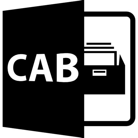 Cab File Format Symbol Icon