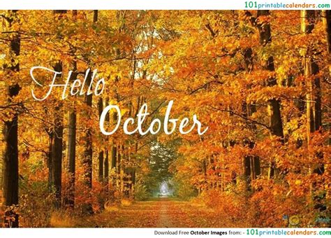 Hello October Pictures Wallpaper | October pictures, Months in a year, Hello october
