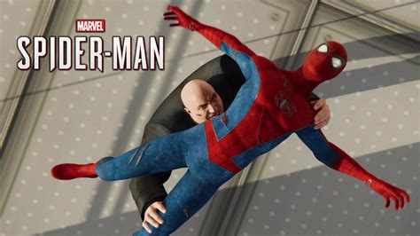 Spider Man Vs Kingpin Boss Fight Marvel Spider Man Ps4 Pro Gameplay