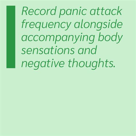 Panic Diary Psychology Tools