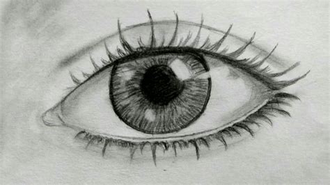 How To Draw A Realistic Eye With One Pencil For