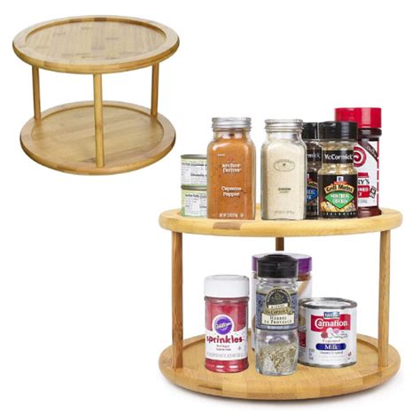 To decorate this one, i chose to try my new dremel. Amazon: Premium Bamboo 2 Tier Lazy Susan Turntable $11.99 (Reg. $23.93) - FAB Ratings ...