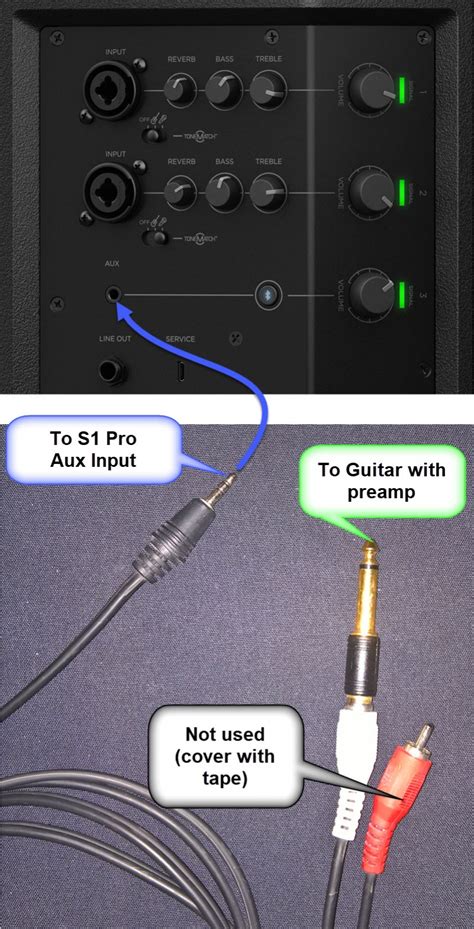 S1 Pro Aux Input For Guitar Bose Portable Pa Encyclopedia Faq And Wiki