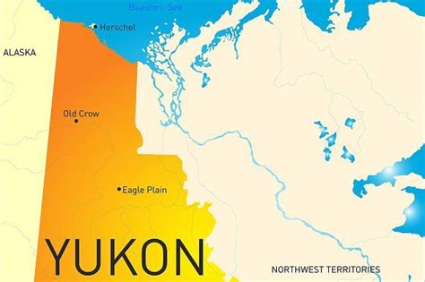 Yukon Vector Province Color Map Graphics Yukon Vector Province Color