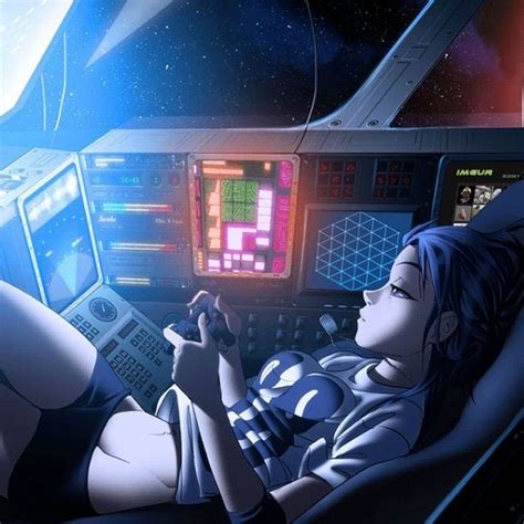 Anime Space Girl 1080p 60fps Wallpapers Hdv