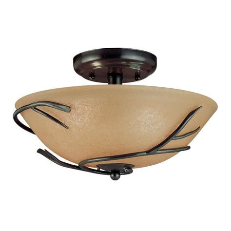 Flush lights are particularly well suited to bathrooms, ensuites and shower rooms as many are waterproof so won't become damaged by steam and moisture. Round 12-inch Semi Flush Mount Ceiling Light with Twig ...