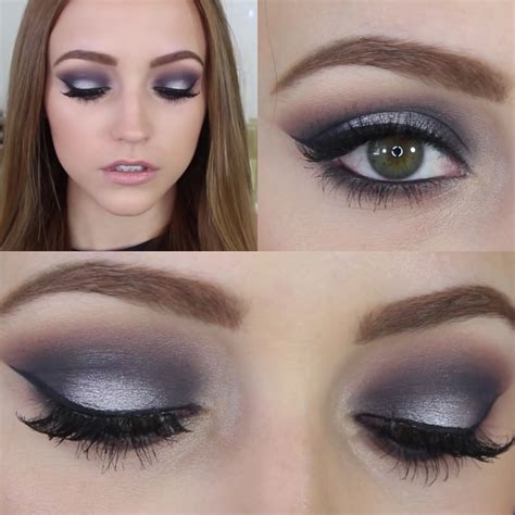 Navy Blue And Silver Smokey Eye Kathleenlights On Youtube Navy Eye