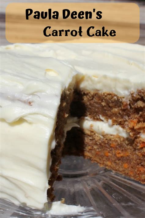 If you have a wide enough oven, you can try and fit all three pans at once, but be sure the pans are cooking on an even level. Carrot Cake | Savoury cake, Carrot cake, Paula deen carrot cake