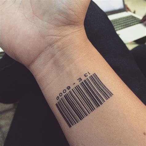 Graphic Barcode Tattoo Meanings Placement Ideas